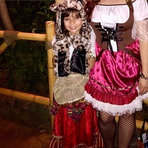 EUC Bohemian Fortune Teller girl costume